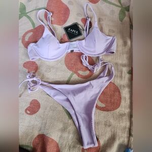 3/$50 Zaful Light Purple Bikini Set NWT Size 6